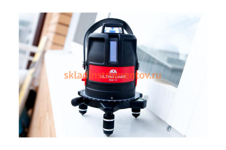 Лазерный уровень ADA ULTRALINER 360 2V с калибровкой А00467К