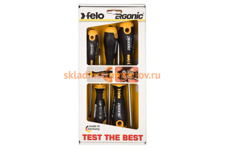 Набор отверток 5 шт в упаковке Felo Ergonic 40095318