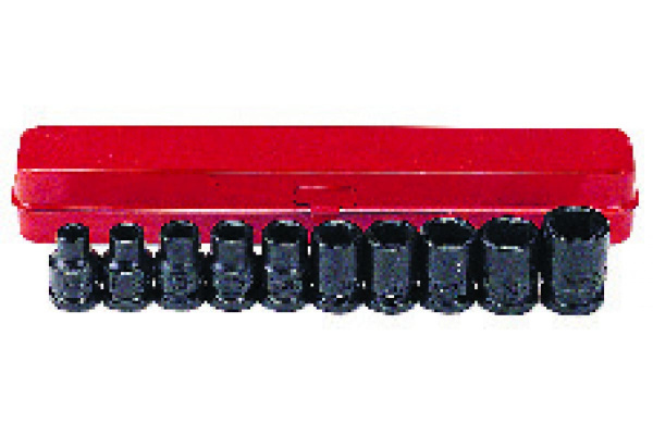Набор головок дюймовых 1/2", 10 шт. FORCE 4109S