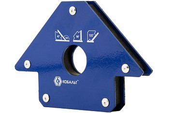 Угольник магнитный Стрелка (120 мм; 3 угла; до 34 кг) КОБАЛЬТ 918-252