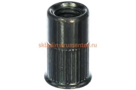 Заклепка резьбовая стальная цилиндрическая с насечкой (50 шт; М6; уменьшенный борт) MESSER 212206S-50