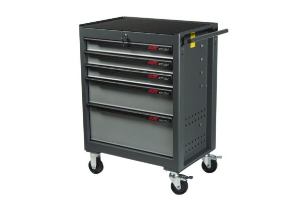 Инструментальная тележка (5 секций, серая, на колесах) JTC-S1065