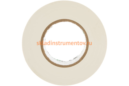 Изолента HAUPA ПВХ белый 25 ммх20 м, d 74 мм 263864