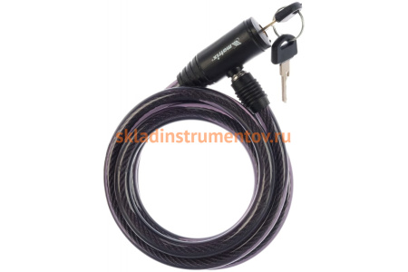 Тросовый универсальный замок MATRIX, 10 х 1200 мм 91833