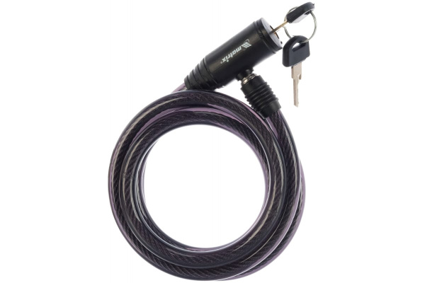 Тросовый универсальный замок MATRIX, 10 х 1200 мм 91833