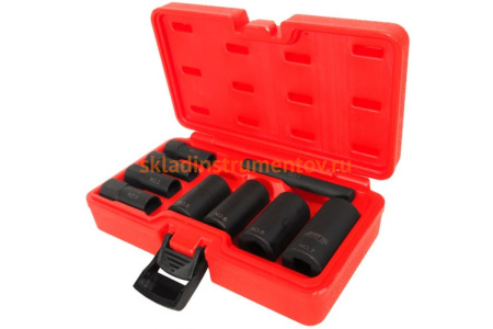 Набор головок для снятия секреток 1/2" GM, FORD, CHRYSLER в кейсе (9 предметов) JTC 4297