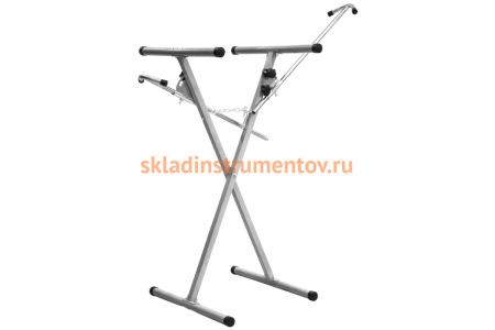 Х-образный стенд с регулируемыми дополнительным стержнями WIEDERKRAFT WDK-65027