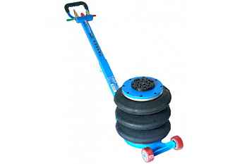 Пневматический 3-секционный домкрат с ручкой AE&T 3т T08103A