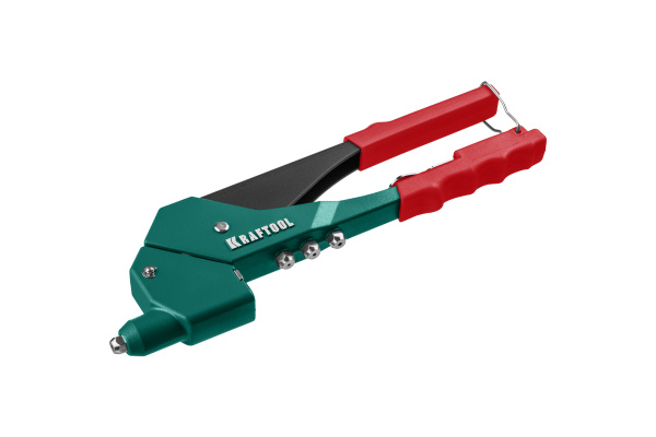 Поворотный заклепочник 360 Kraftool "RX-7" для заклёпок 2.4-4.8 мм - алюминий и сталь, 2.44.0 - нерж сталь, литой корпус 31176_z01