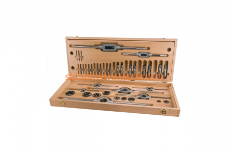 Набор метчиков и плашек Ruko UNF 1/4-1.0 HSS-G 35пр 245073