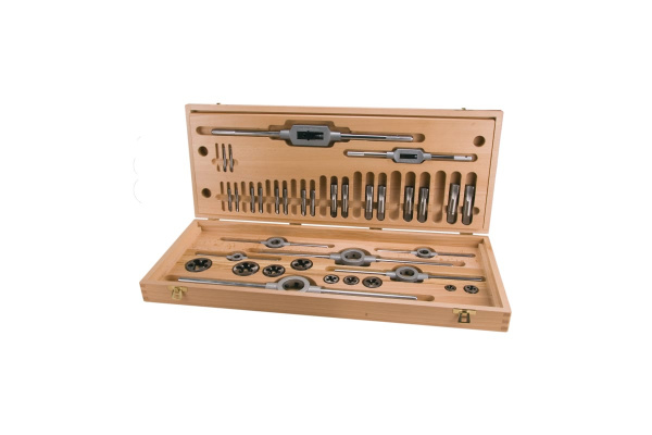 Набор метчиков и плашек Ruko UNF 1/4-1.0 HSS-G 35пр 245073