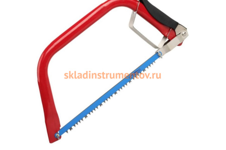 Лучковая пила с 2 полотнами по дереву и по металлу GRINDA 1551-30_z01