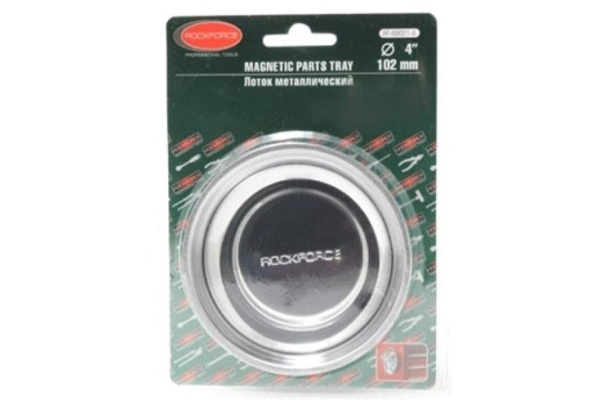 Магнитный лоток из нержавеющей стали ROCKFORCE диам.102мм RF-88001-4