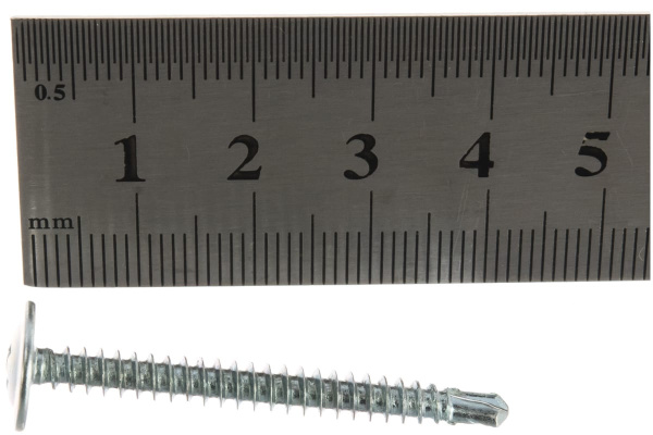 Саморезы с прессшайбой и сверлом по листовому металлу 200 шт. (4,2х41 мм; PH2) ЗУБР 4-300211-42-041