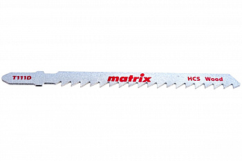 Полотно по дереву T111D (3 шт; 100х75 мм; шаг 4 мм; HCS) для электролобзика MATRIX 78226