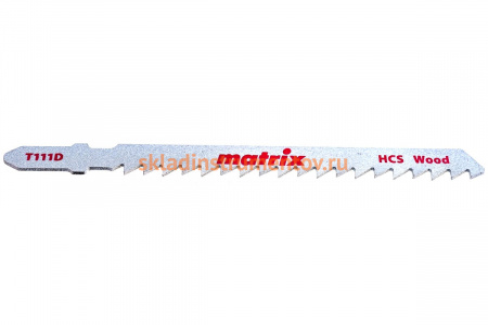 Полотно по дереву T111D (3 шт; 100х75 мм; шаг 4 мм; HCS) для электролобзика MATRIX 78226