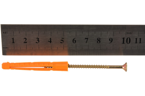 Дюбель универсальный с шурупом 8 шт. (6х52 мм) Зубр 4-301196-06-052