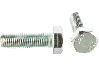 Оцинкованный болт с шестигранной головкой ГОСТ 7798-70, M16x50мм, 5кг (примерно 49 шт.) Зубр 303080-16-050