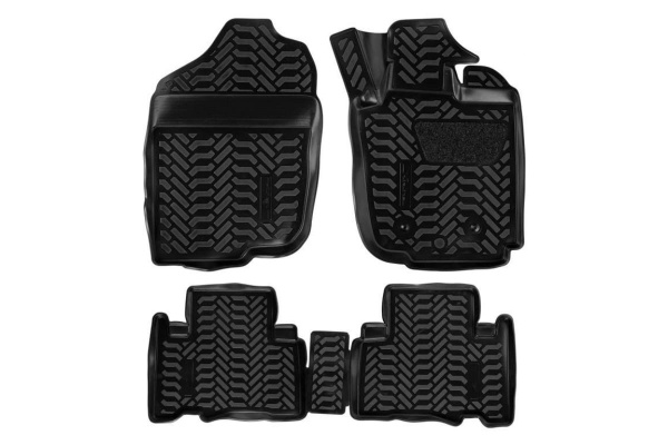 Ковры в салон Airline 3D с подпятником для Toyota Vanguard RHD 07-13 4 шт. ACM-PS-69