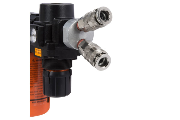 Разветвитель пневматический V-образный (1/4"; рапид EURO) WIEDERKRAFT WDK-82MV