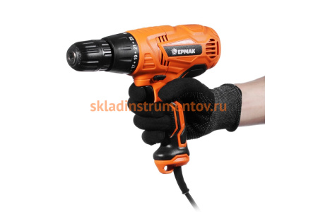 Электрическая дрель-шуруповерт ЕРМАК ДШЭ-10/400 646-209