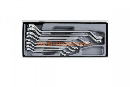 Набор накидных отогнутых на 45 градусов 12гр ключей 8х9-22х24 FORCE T5085