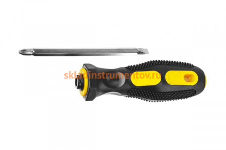 Отвертка STAYER MASTER с двусторонним стержнем, 2/6мм - 70мм, 2 предмета 2512_z01 2512_z01