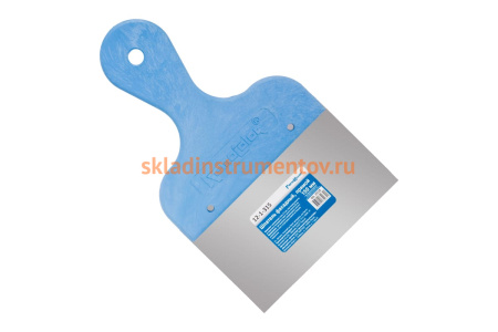 Фасадный шпатель (прямой, 150 мм, нержав. сталь, высота полотна 95 мм) РемоКолор 12-1-315