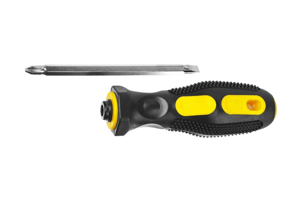 Отвертка STAYER MASTER с двусторонним стержнем, 2/6мм - 70мм, 2 предмета 2512_z01 2512_z01