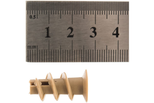 Дюбель нейлоновый с установочным инструментом для гипсокартона 100 шт. (23 мм; ТФ5) ЗУБР 4-301255