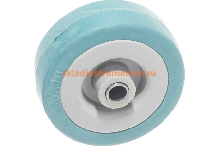 Колесо (50 мм; г/п 35 кг; резина/полипропилен) ЗУБР 30956-50