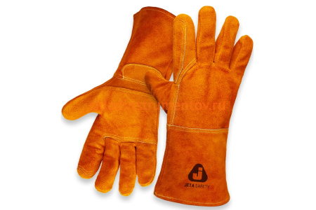 Перчатки сварщика Jeta Safety Ferrus Light, цвет желтый, JWK201-XL