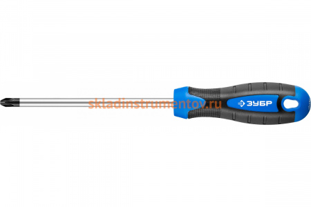 Слесарная отвертка Зубр Cr-Mo PH3 x 150 мм Проф 25232-3