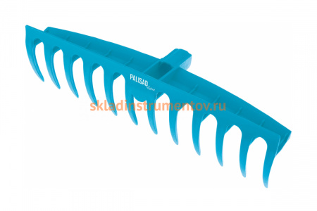 Полипропиленовые грабли 12-зубые с ребрами жесткости без черенка PALISAD LUXE усиленные 61732
