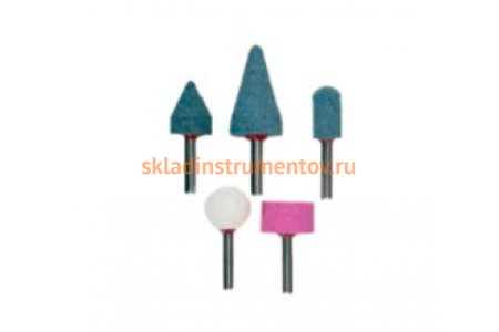 Набор насадок абразивных шлифовальных мини, 5 предметов AV Steel AV-802551