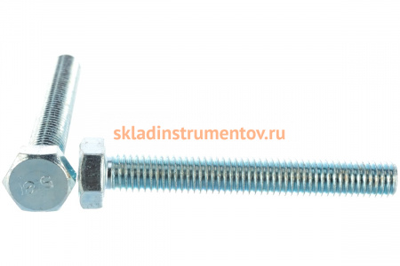 Болт ЗУБР ГОСТ 7798-70, M8 x 60 мм, 3 шт, кл. пр. 5.8, оцинкованный, 303086-08-060