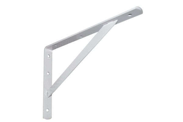 Усиленный кронштейн MFK-TORG модель 9 400х270 4мм белый SB-06 К-24