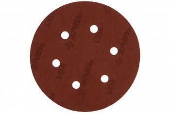 Круг шлифовальный универсальный 5 шт. (150 мм; Р320) "МАСТЕР" Зубр 35566-150-320