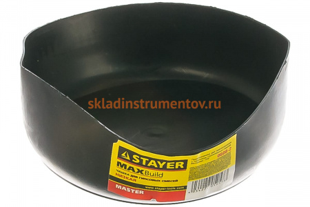 Чашка для гипса STAYER MASTER низкая, 140x48мм 0608-2