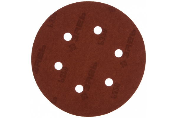 Круг шлифовальный универсальный 5 шт. (150 мм; Р320) "МАСТЕР" Зубр 35566-150-320