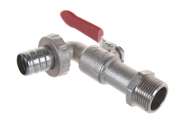 Кран водоразборный (3/4"-3/4") для трубопровода Зубр 51216-3/4-3/4