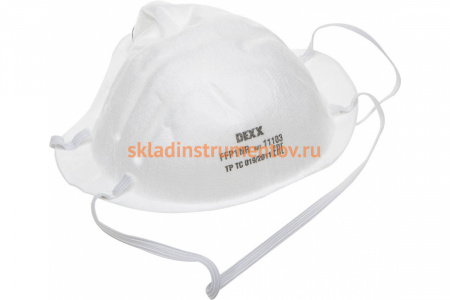 Фильтрующая противоаэрозольная полумаска DEXX FFP1 11103
