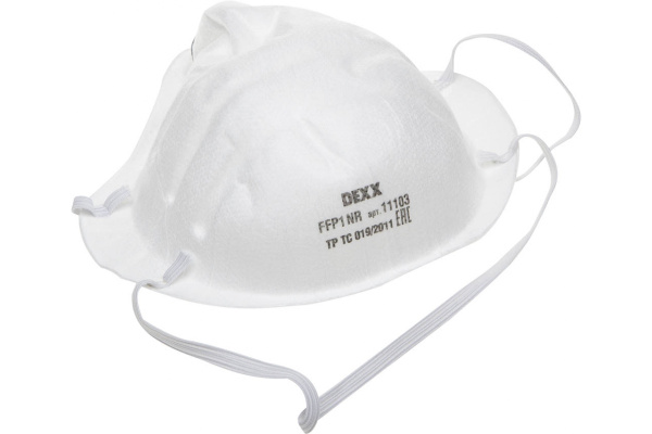 Фильтрующая противоаэрозольная полумаска DEXX FFP1 11103