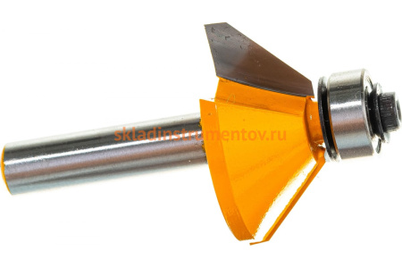 Фреза кромочная конусная (31.8х13 мм; 45°; хвостовик 8 мм) по дереву Энкор 9235