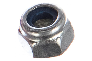 Гайка ЗУБР DIN 985 с нейлоновым кольцом, M4, 20 шт, кл. пр. 6, 303586-04