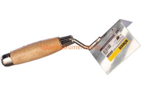 Кельма 80х60х60мм (угловая, нержавеющая, внешняя) Biber 35422 тов-048274