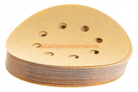 Шлифовальный круг для сухой обработки GOLD (125 мм; Р150; 8 отв.; 50 шт.) MIRKA 2361585015