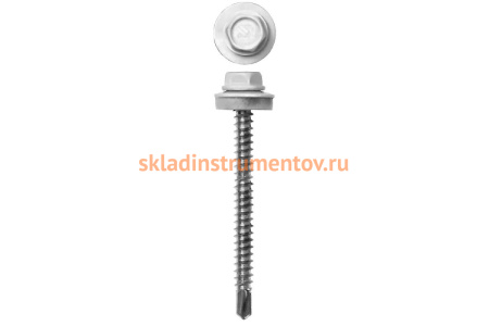 Кровельные саморезы ЗУБР СКД RAL 9003 белый, 29x4.8 мм, 400 шт, 4-300315-48-029-9003