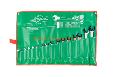 Набор ключей комбинированных 16 предметов AIST 0010816A 00-00006455