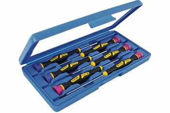 Набор часовых отверток РZ+ШЛИЦ, 6шт NAREX Micro Line Profi 862652